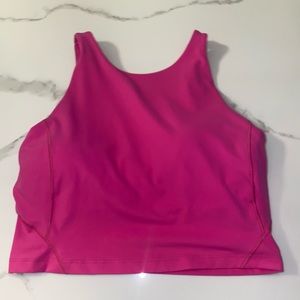 Lululemon a high neck align tank sonic pink